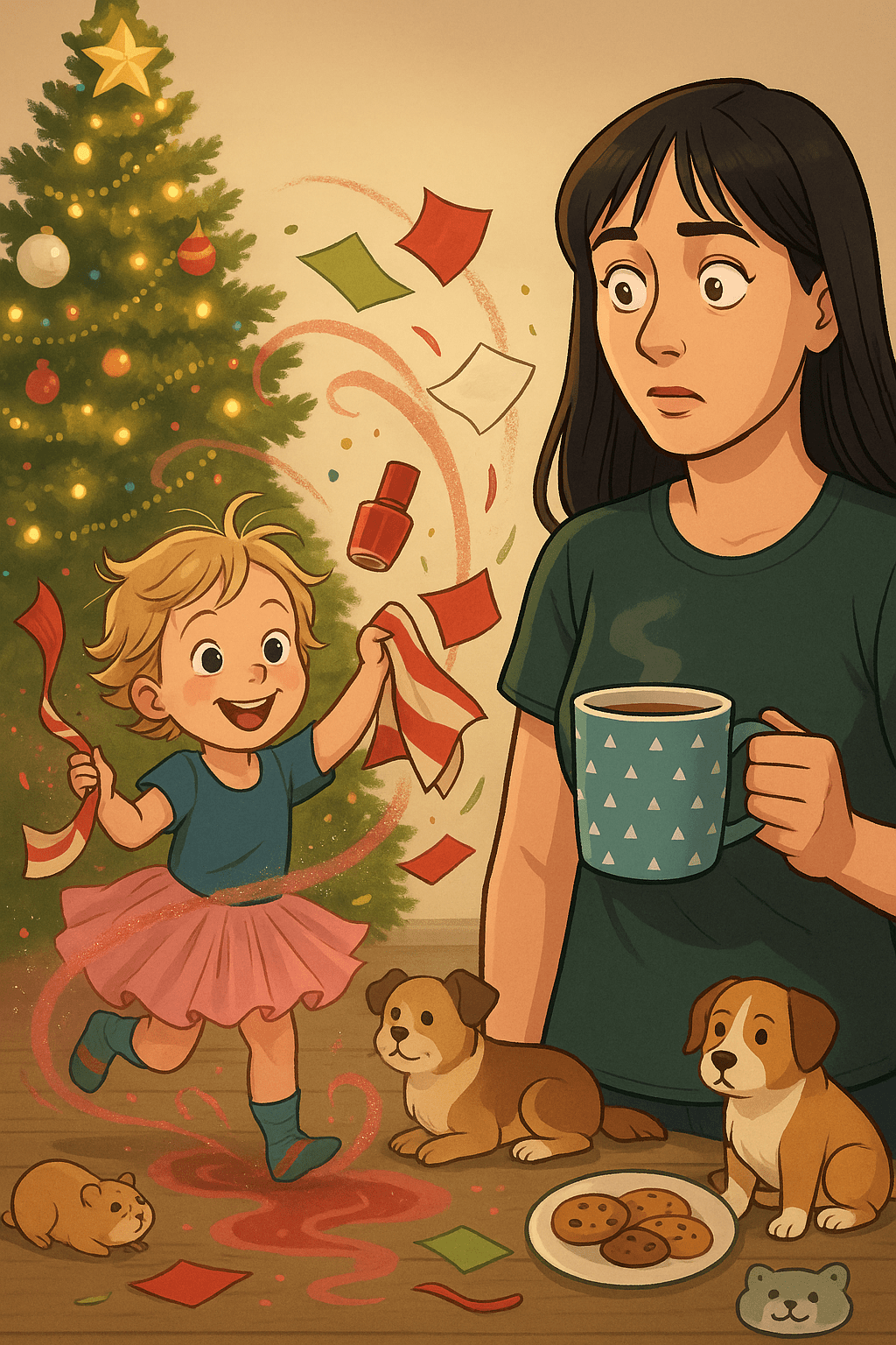 The Day Harper Painted the Floors