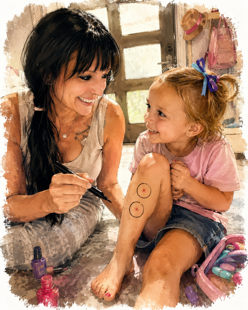 Apparently I’m the Weird Mom Who Draws on&nbsp;Children